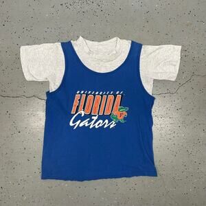 VTG University of Florida Gators blue and white tank top t-shirt